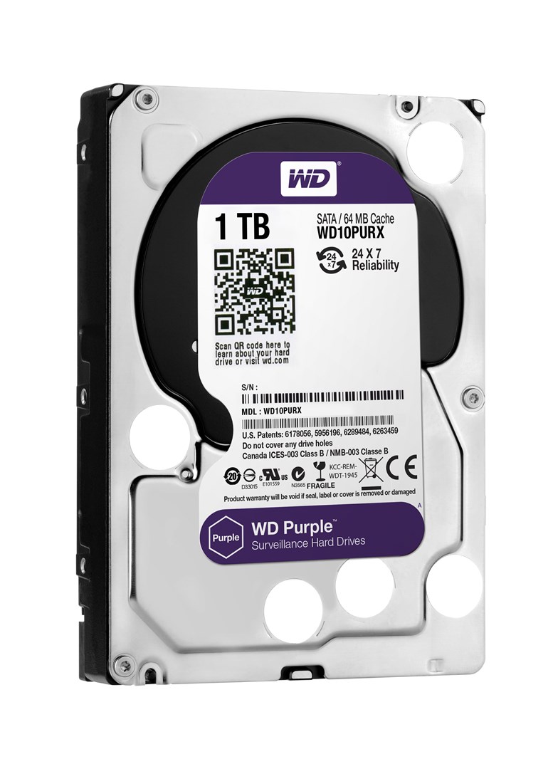 Hard disk Western Digital AV Single WD10PURX, 1TB, 3.5"