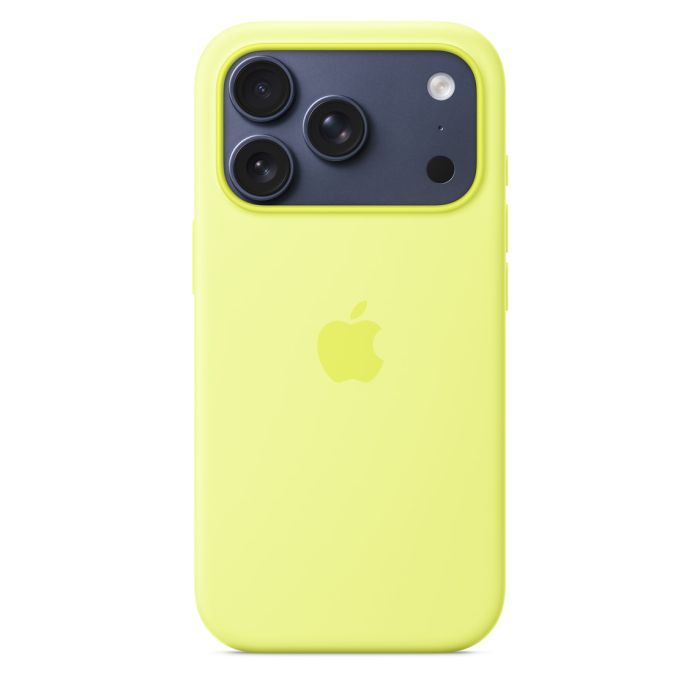 Apple iPhone 17 Pro Silicone Case with MagSafe, Neon Yellow