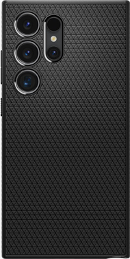 Маска за телефон Spigen Liquid Air, за Samsung Galaxy S24 Ultra, мат, црна