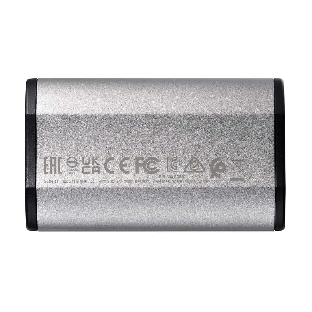 Disk SSD i Jashtëm ADATA SD810, 2TB, USB-C, 2000MB/s, i argjendtë