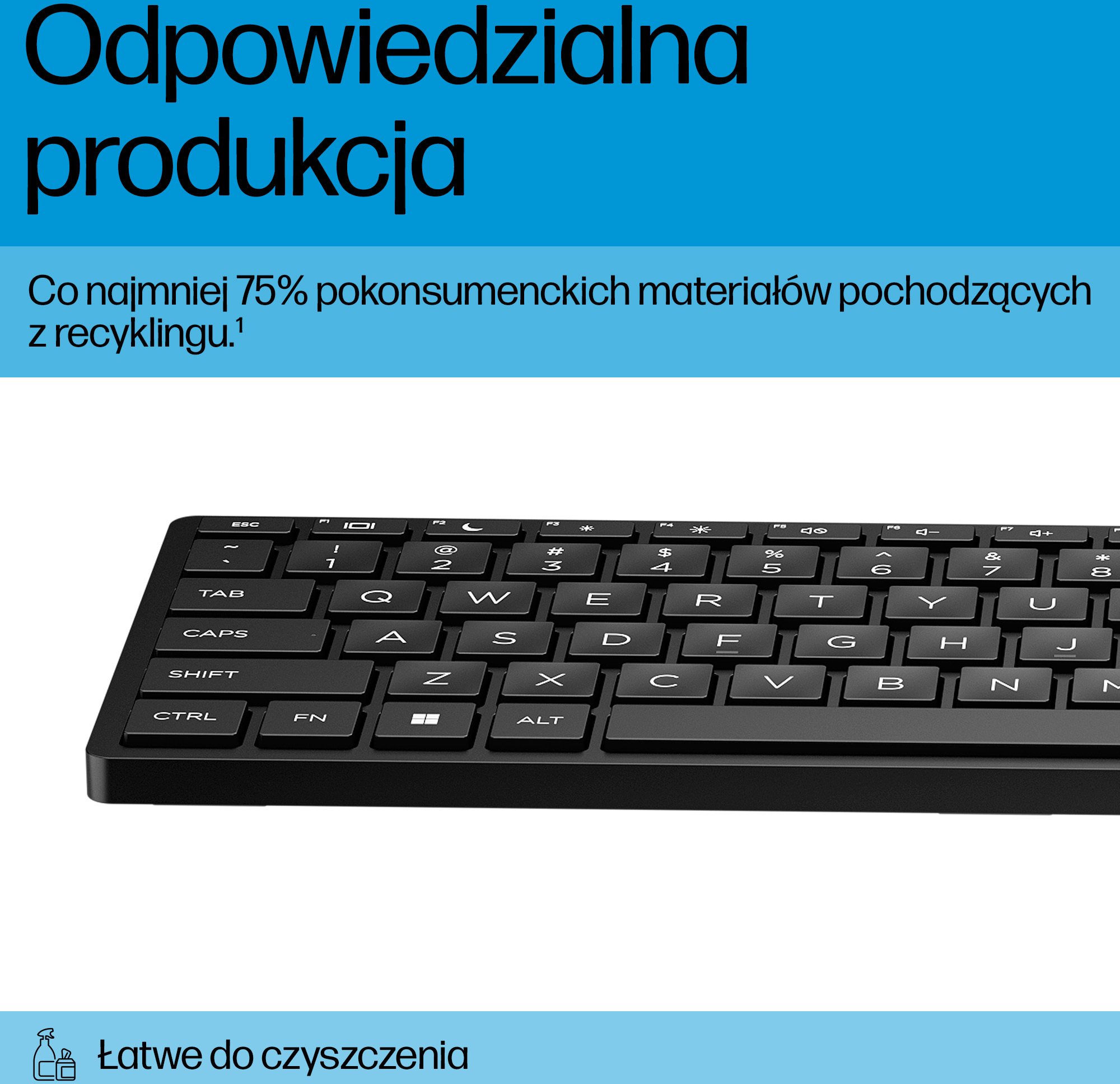 Сет тастатура и глушец HP Desktop 320MK, дански распоред, црн