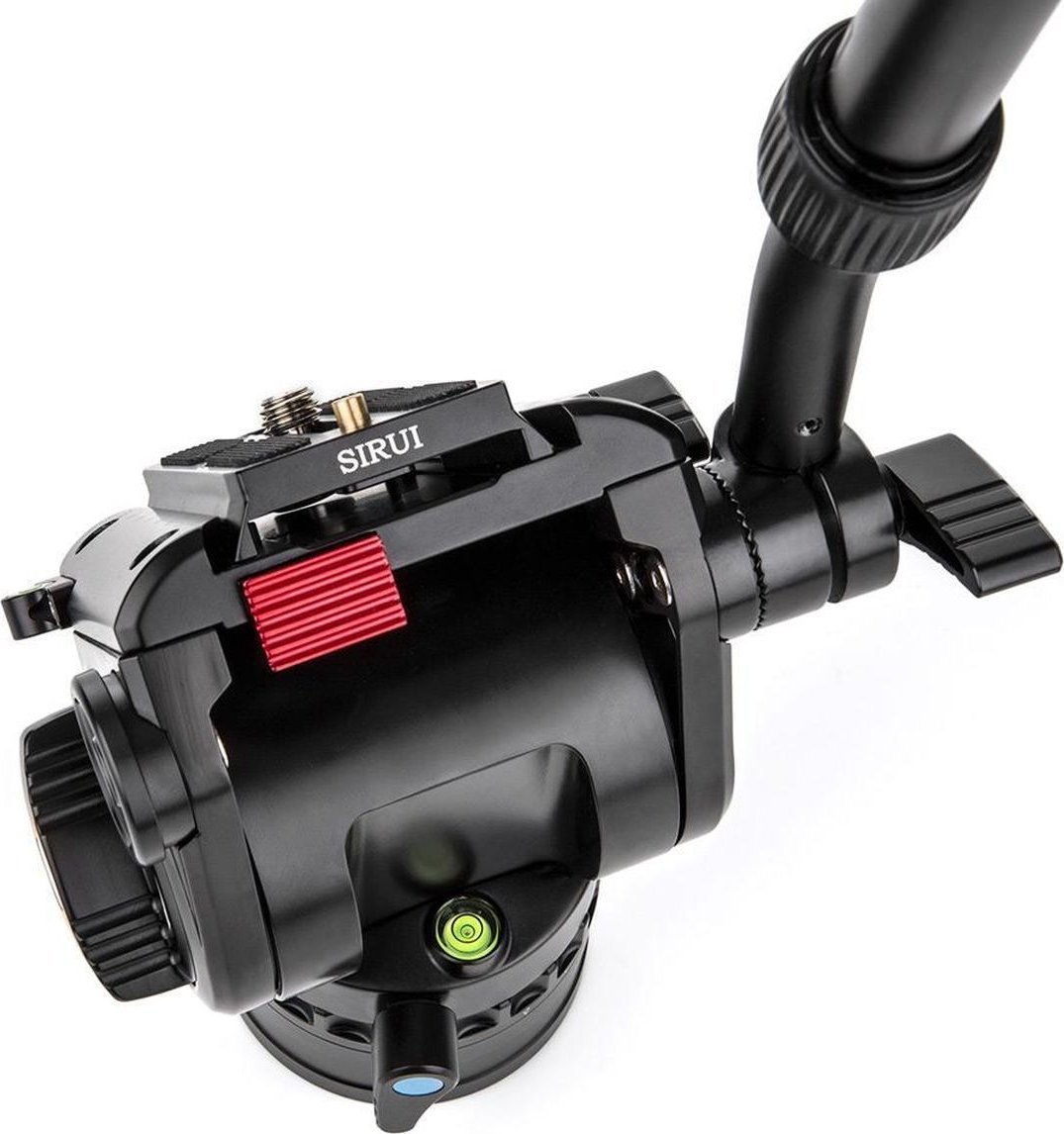 Kokë video Sirui VH-10X Pro, mekanizëm fluid, mbajtje deri 4kg, e zezë