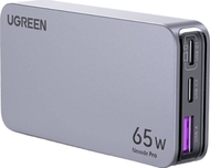 Karikues udhëtimi Ugreen Nexode Pro 65W GaN, 2x USB C, 1x USB A, i bardhë