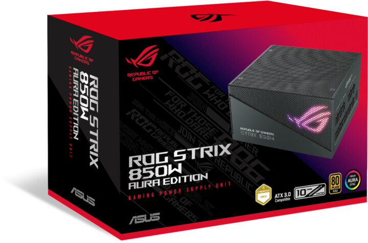 Burim energjie ASUS ROG STRIX 850W Gold Aura Edition - 850W
