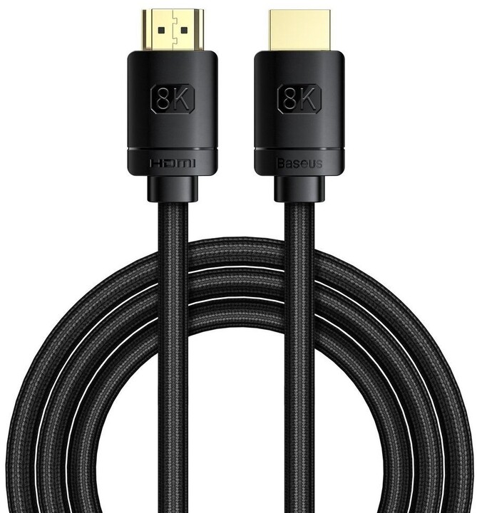 Kabllo BASEUS HDMI 2.1, M / M, 8K, 3m, e zezë