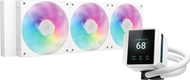 Ftohës uji për procesor DeepCool Mystique 360 WH ARGB, 360 mm, ekran LCD 2.8", i bardhë