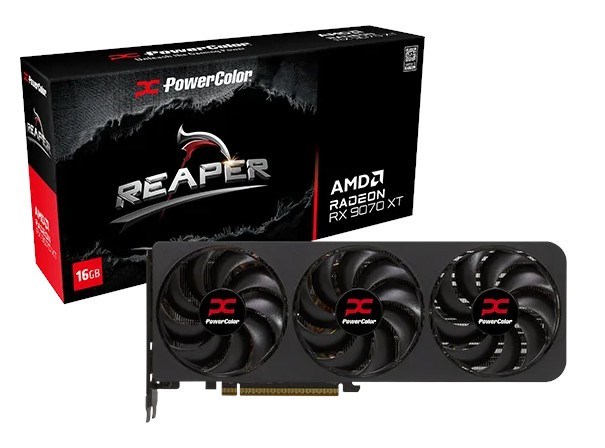 Kartelë grafike PowerColor Reaper RX9070XT 16G-A Radeon RX 9070 XT