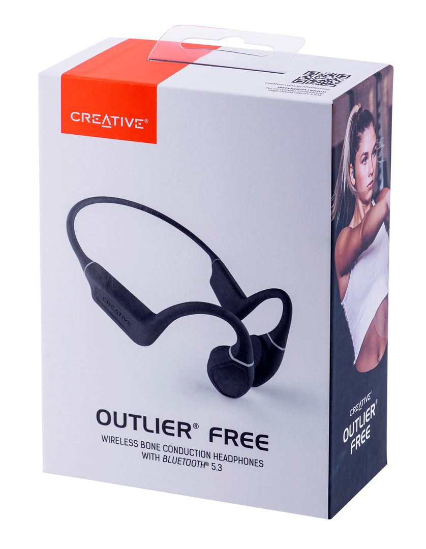 Kufje Creative Creative Outlier Free, Wireless, të hirta
