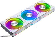 Ventilatorë PC Phanteks D30-120 D-RGB, set 3x120mm, PWM, të bardhë