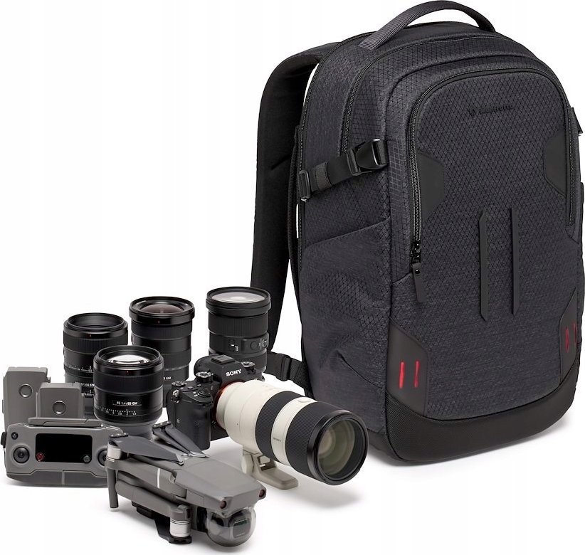 Çantë shpine fotografike Manfrotto Pro Light Backloader S, për aparat DSLR, e zezë