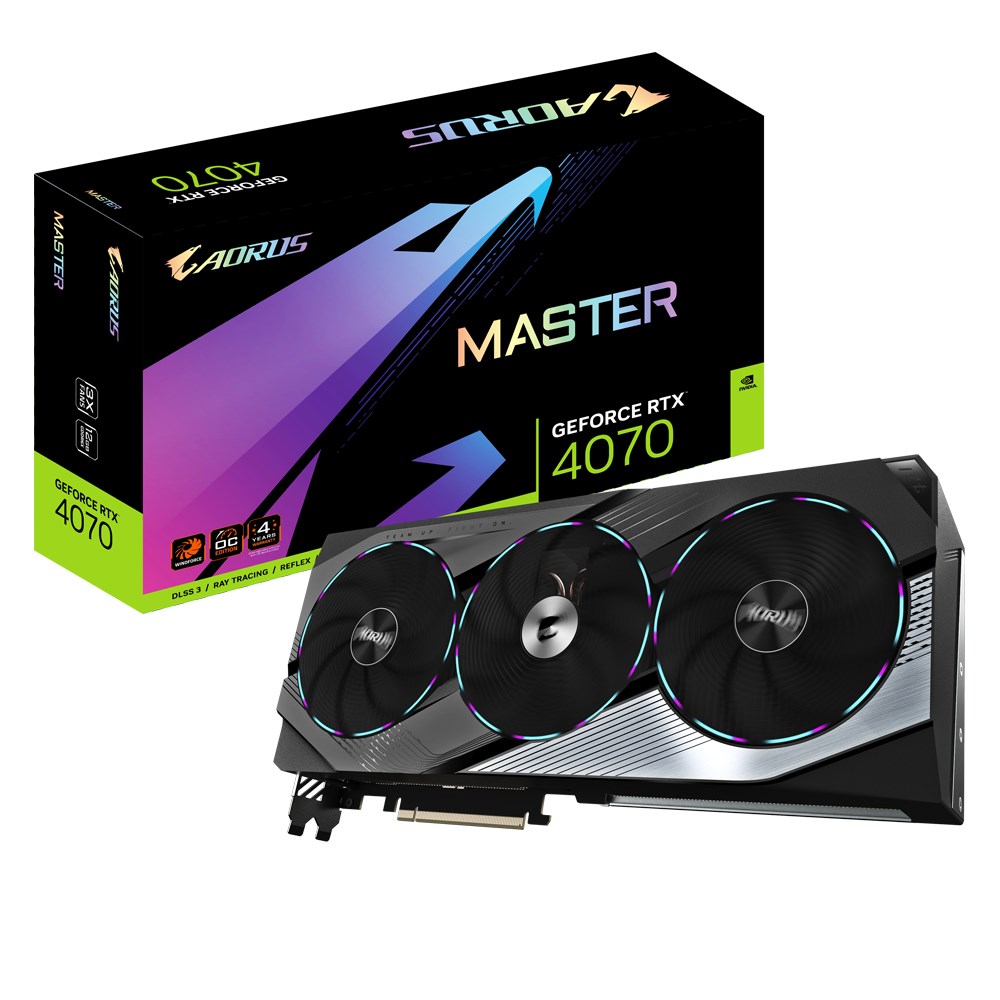 Kartë grafike GIGABYTE AORUS NVIDIA GeForce RTX 4070, 12 GB GDDR6X