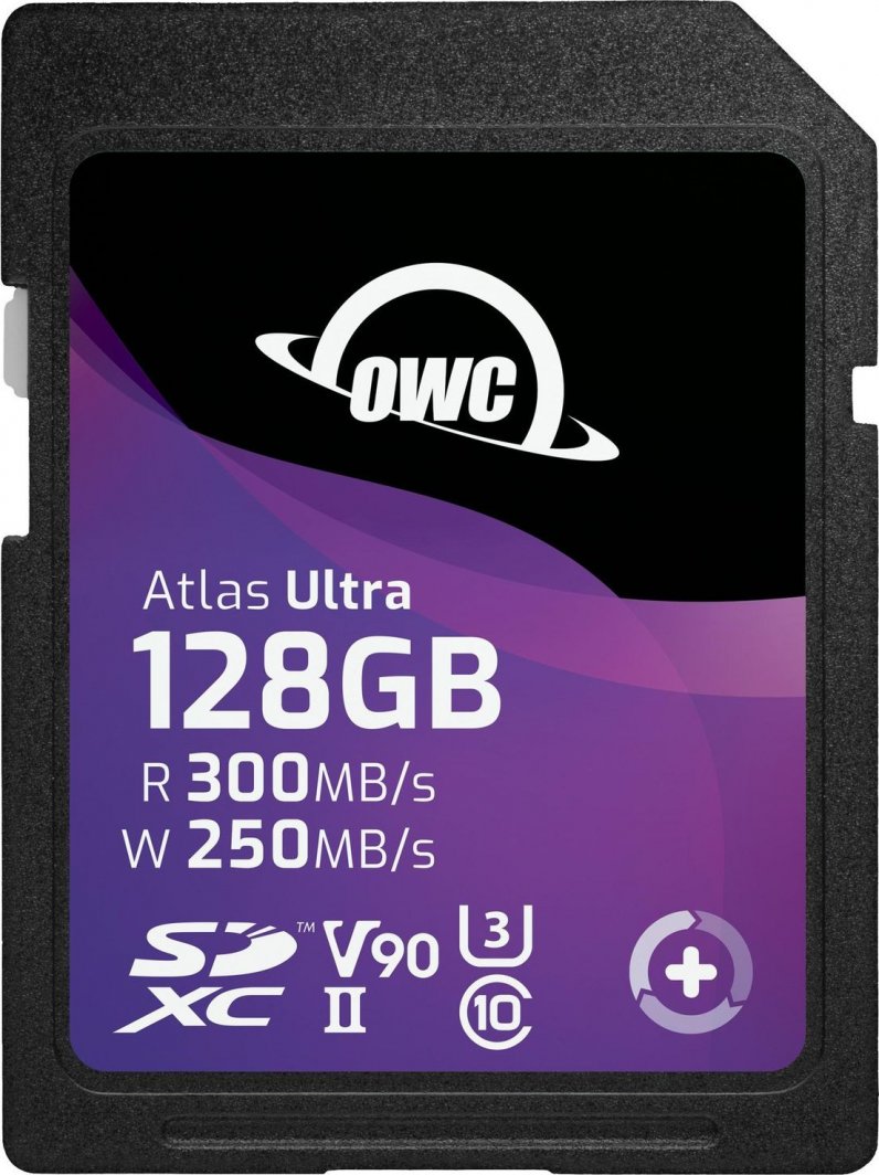 Kартичка SDXC OWC Atlas Ultra 128GB, Class 10 UHS II U3 V90, црна