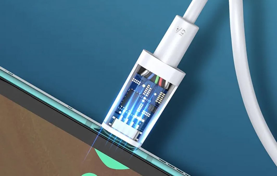 Kabllo USB Remax RC-175a, USB-A në USB-C, 1 m, e bardhë