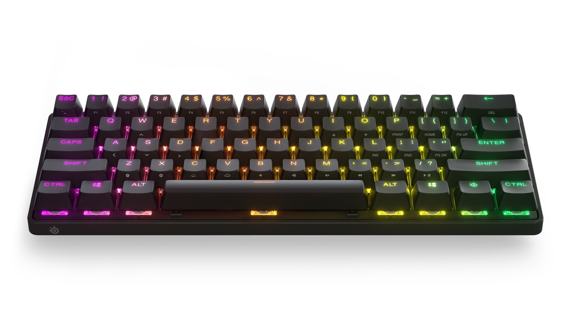 Tastierë mekanike SteelSeries Apex Pro Mini, 60%, QWERTY US, RGB, e zezë