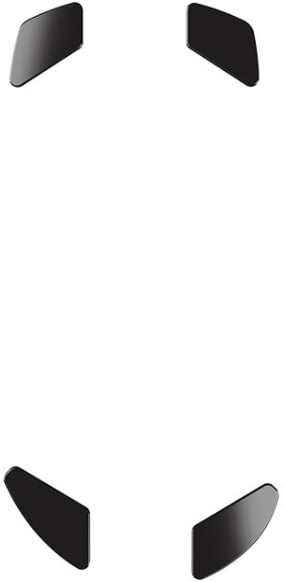 Shtresa për maus Glorious Model D G-Floats, të zeza