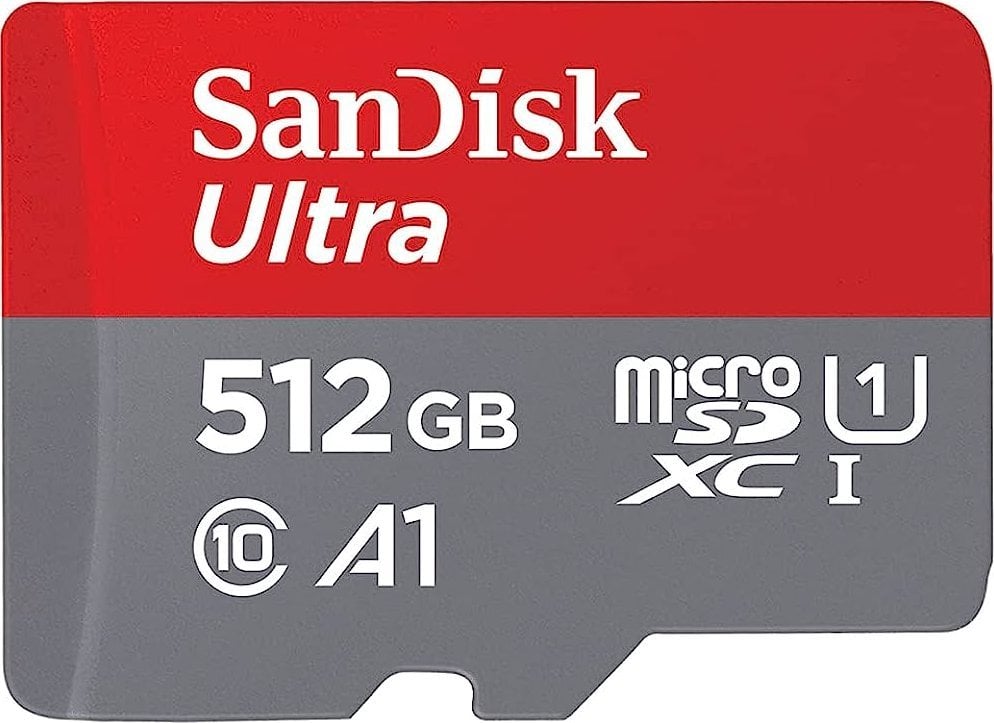 Kartë memorie SanDisk Ultra MicroSDXC, 512GB, Class 10 UHS I U1 A1