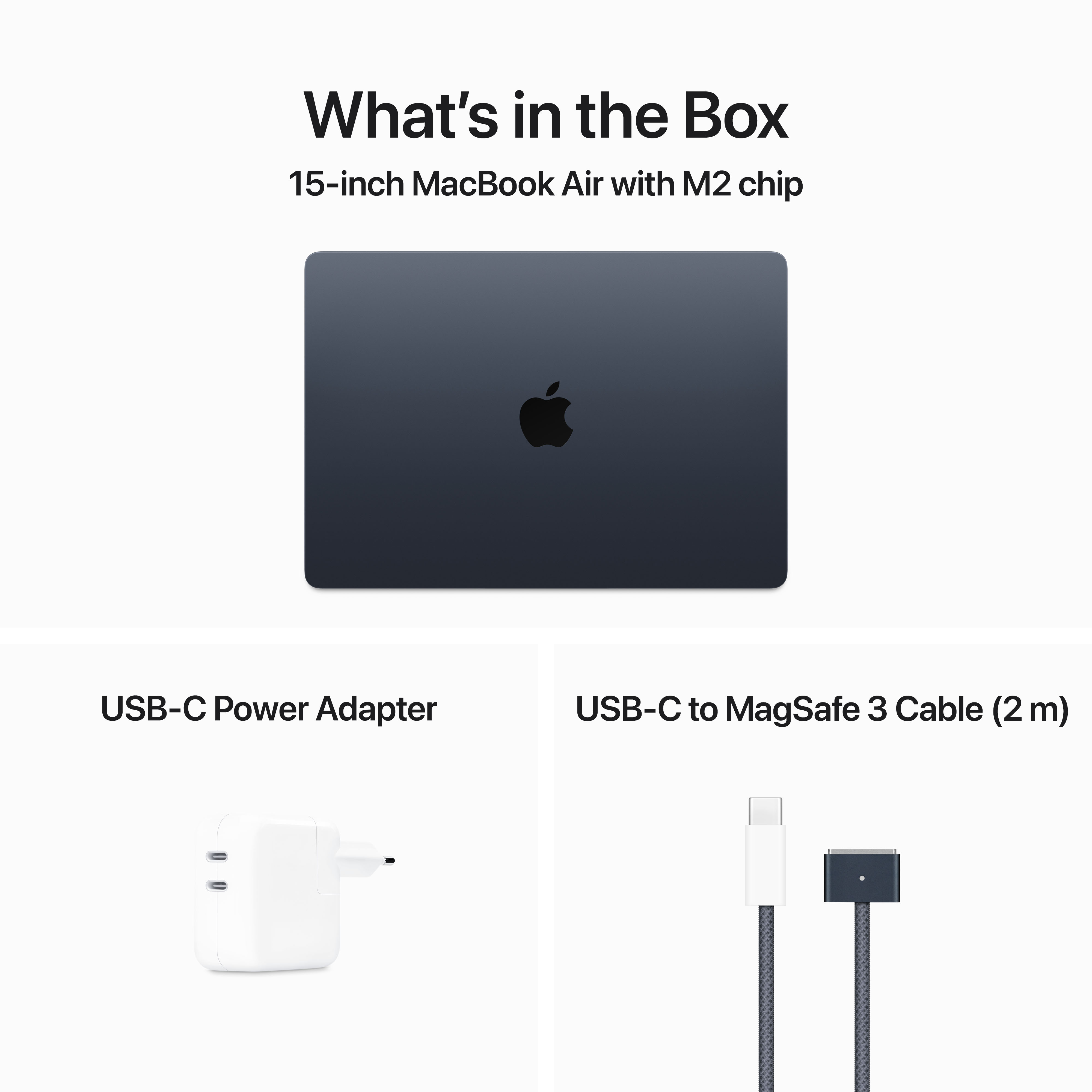 Apple MacBook Air 15", M2 8-Core CPU, 16GB, 512GB, 10-Core GPU, Midnight