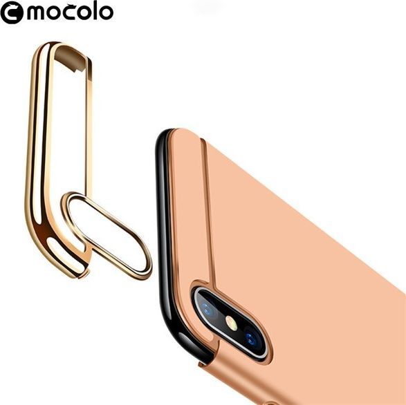 Mbrojtëse për telefon Mocolo Supreme Luxury Case, për iPhone 7 / 8, e argjendtë