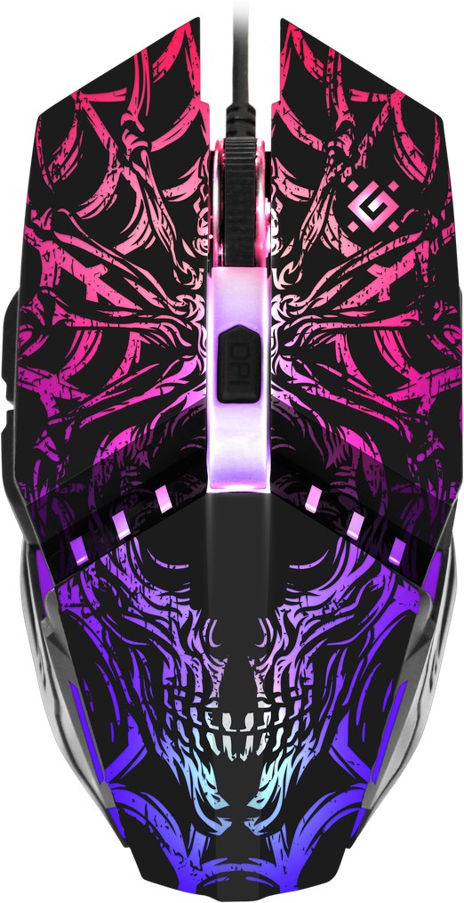 Mouse Defender GM-670L, оптички, 2400 DPI, црн