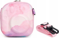 Заштитна торбичка Loveinstant за Fujifilm Instax Mini 99 40 12 11 9 8 7+, материјал EVA, со ремен, Розов Облак