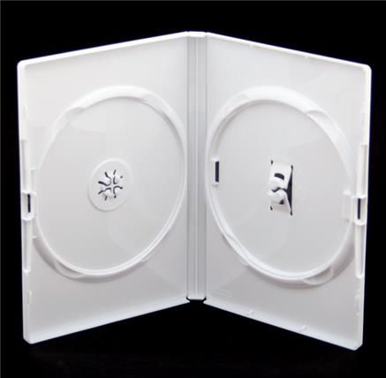 Kути DVD Amaray BOX, 14mm, за 2 диска, бела