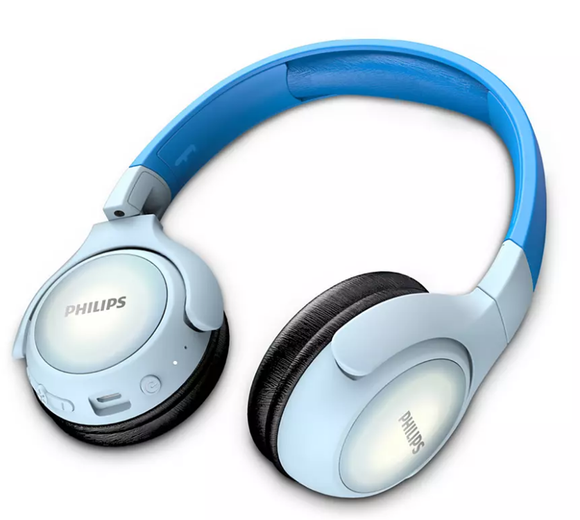 Kufje për fëmijë Philips TAKH402BL/00, wireless, LED Mic, të kaltra