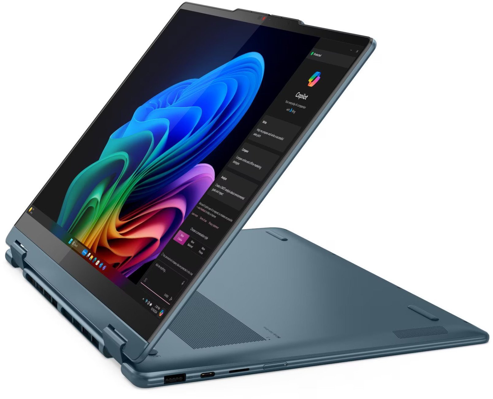 Laptop Lenovo Yoga 7 2-in-1 14AKP10, 14", Ryzen AI 5 340, 16GB, 512GB, i kaltër