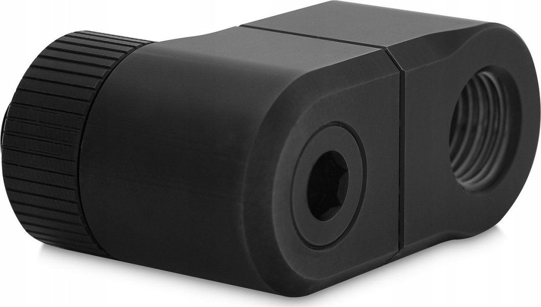 Fiting për ftohje uji EK Water Blocks EK-Quantum Torque Double Rotary 28mm Offset, i zi