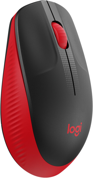 Глушец Logitech M190, црвен