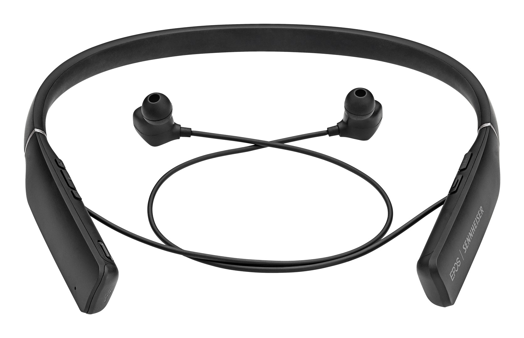 Kufje Sennheiser ADAPT 460, përçues kockor, Bluetooth, 20m rreze, të zeza/të argjendta