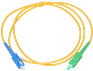 Kabllo ExtraLink Patchcord SC/UP - SC/APC, 1m, e verdhë