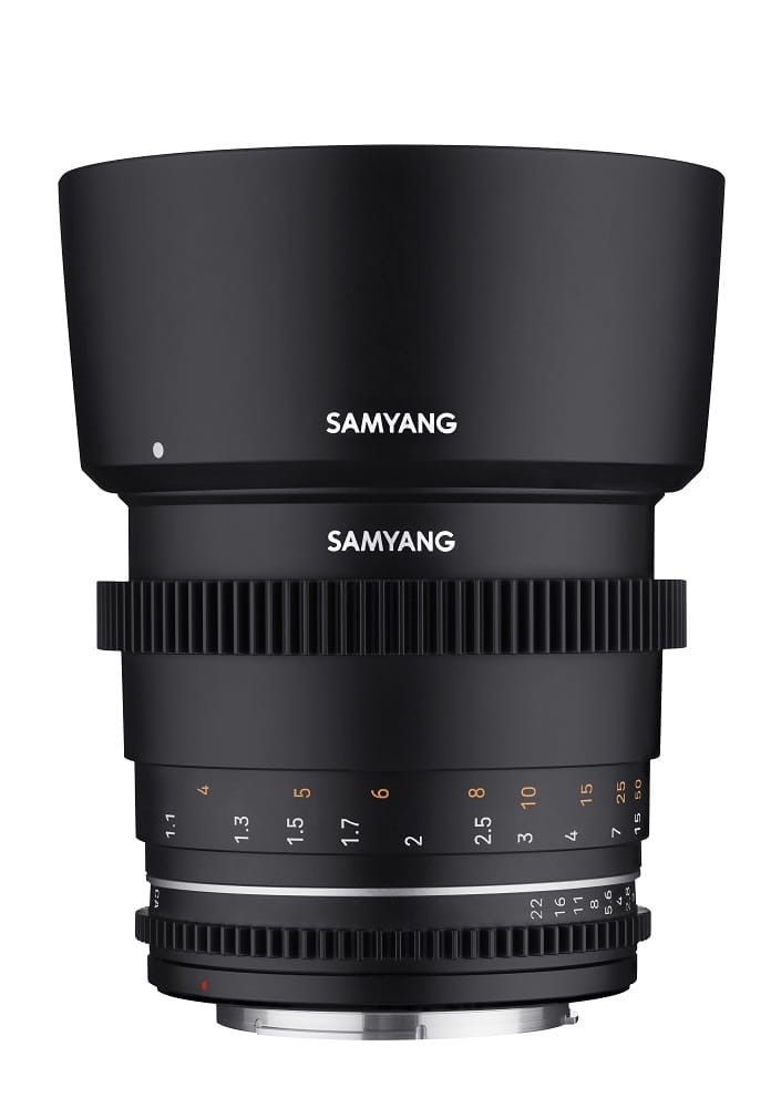 Objektiv kinematografik Samyang Canon RF 85mm T1.5 MK2 VDSLR, full frame, i zi