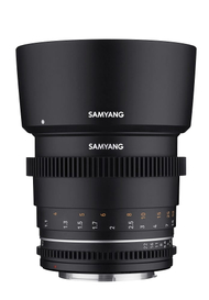Objektiv kinematografik Samyang Canon RF 85mm T1.5 MK2 VDSLR, full frame, i zi