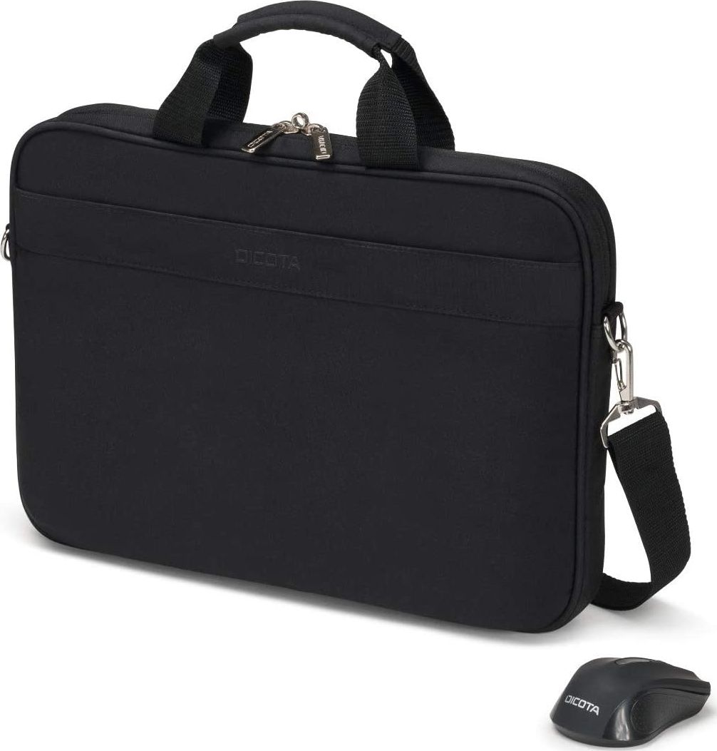 Çantë për laptop Dicota 15,6", + maus wireless, e zezë