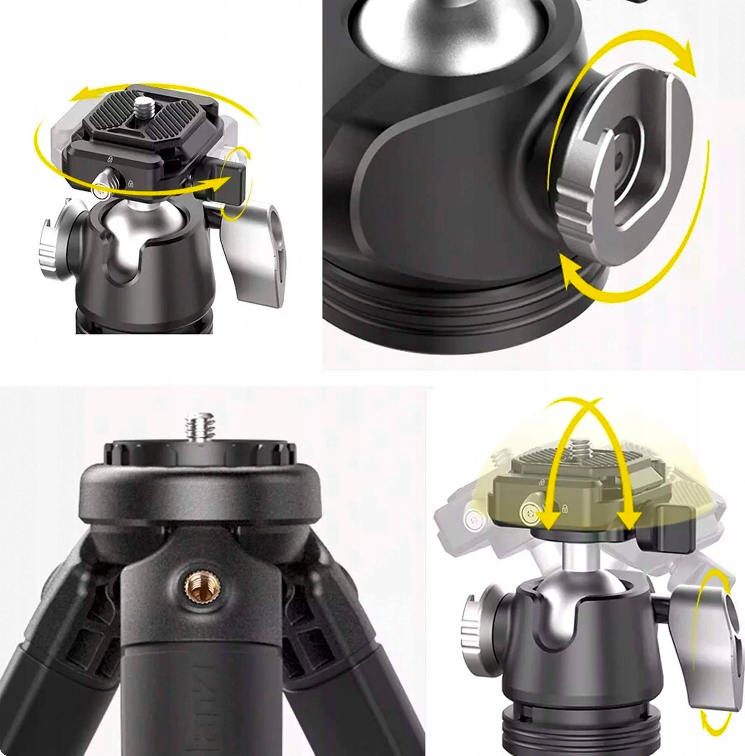 Tripod fleksibil Ulanzi MT-68 Octopus, ball head, quick release, i zi