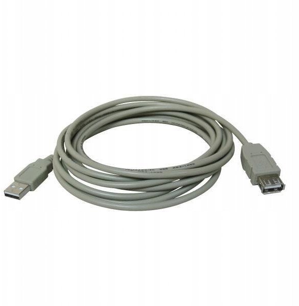 USB продолжен кабел Logo 2.0, A приклучок во A приклучница, 3 m, сет 5 парчиња