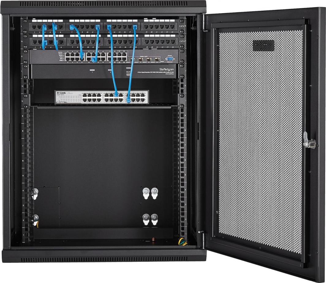 StarTech.com RK1520WALHM 15U 19in Ѕиден Серверски Кабинет