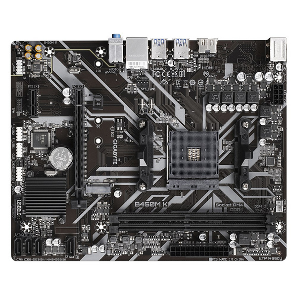 Pllakë amë Gigabyte B450M K (rev. 1.0) AMD B450 Socket AM4 micro ATX