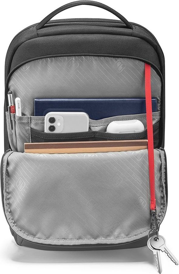 Çantë shpine Tomtoc për laptop, 16" MacBook Pro, 15L, e zezë