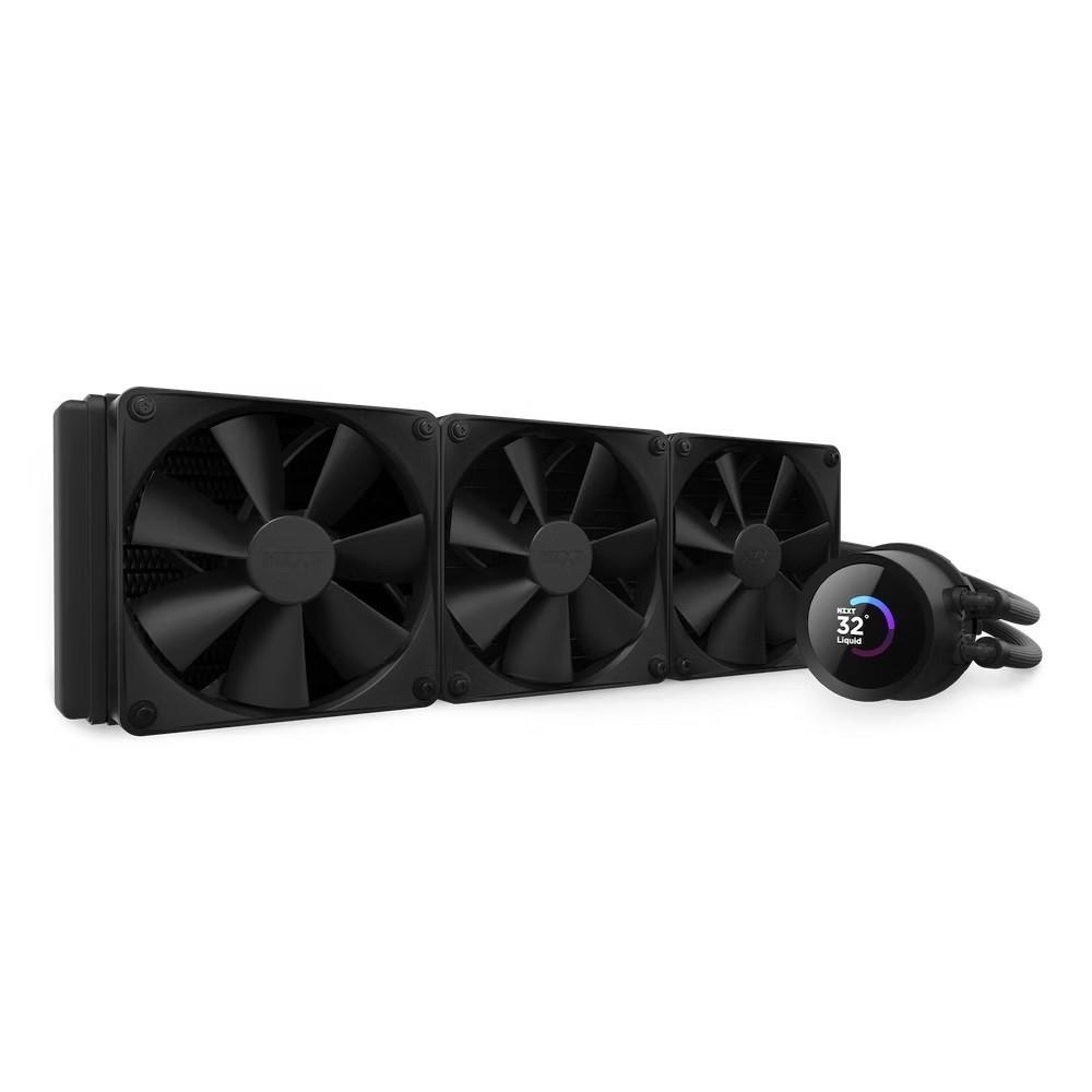 Ftohës liquid AIO për procesor NZXT Kraken 360, radiator 360mm, ekran LCD 1.54", i zi