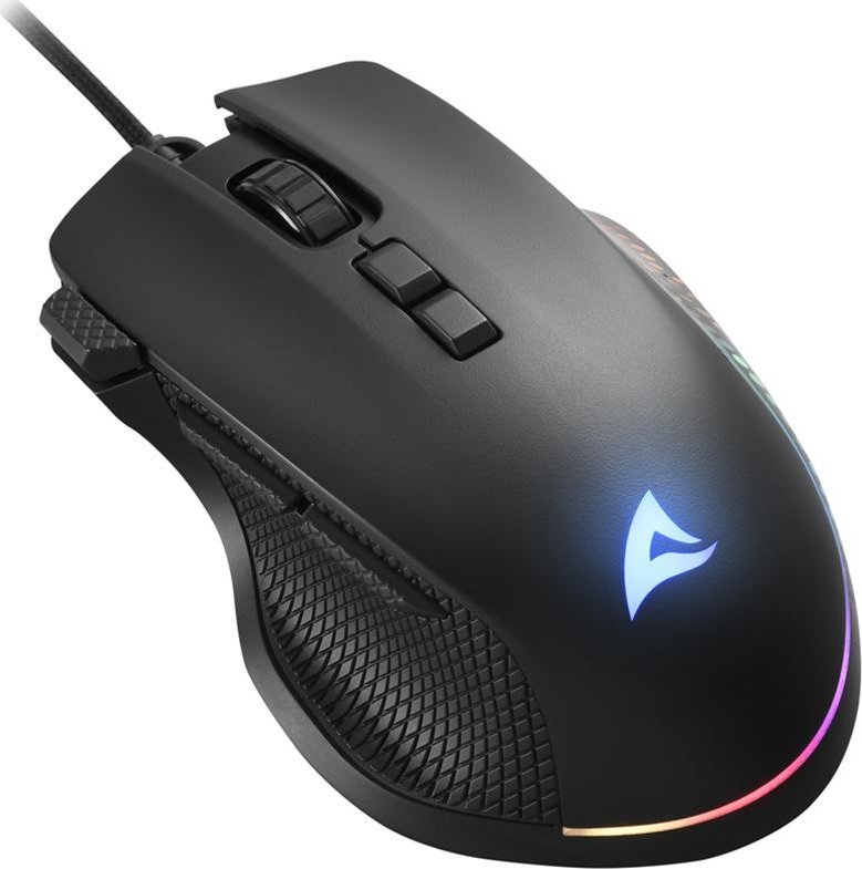 Mouse Sharkoon SHARK Force 3, optik 12800 DPI, USB, i zi