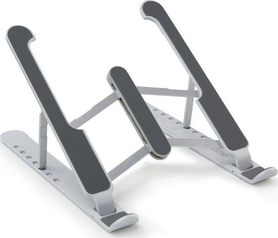 Стенд за лаптоп и таблет Dicota Mobile D31889, алуминиум, пренослив, црно-сребрен