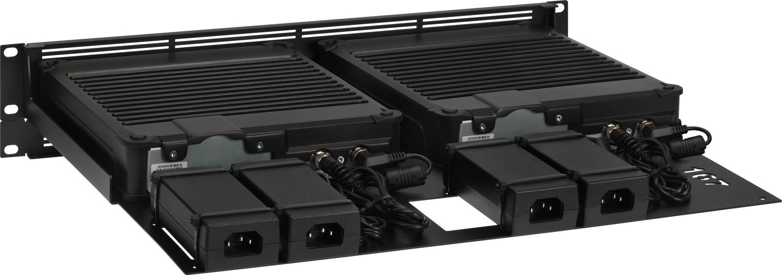 Држач за регал Rackmount.IT RM-PA-T10, за 19" регал, за мрежни уреди, црна