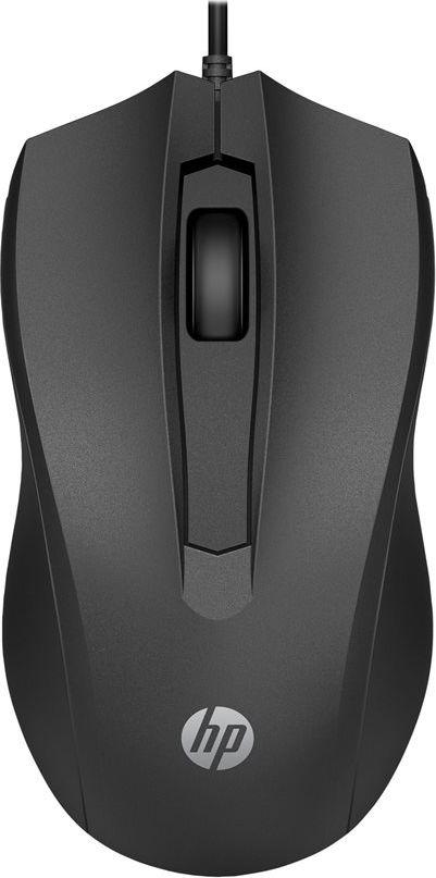 Maus HP 100, me kabllo, USB, i zi