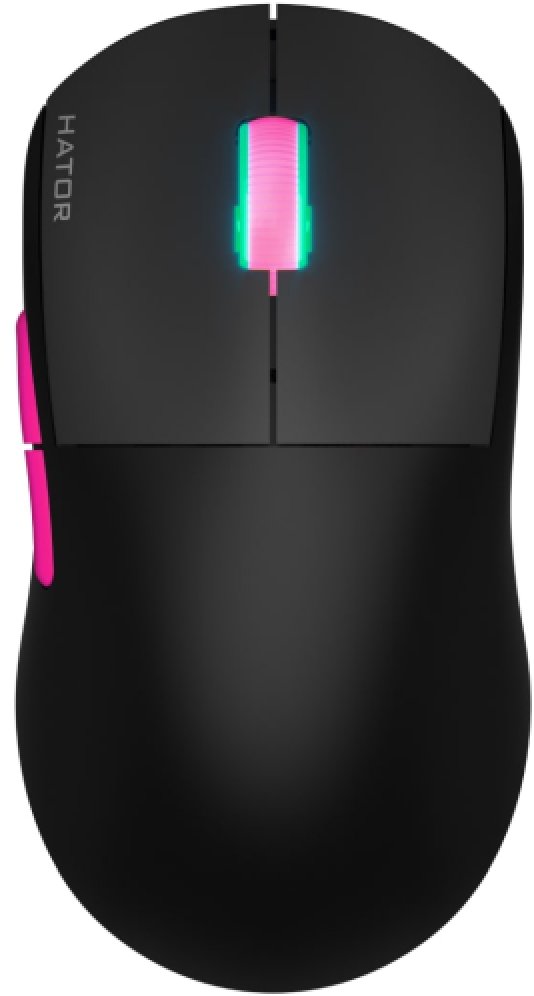 Безжичен гејминг глушец Hator HTM570BP Quasar 2 Ultra 4K, 26000 DPI, црн