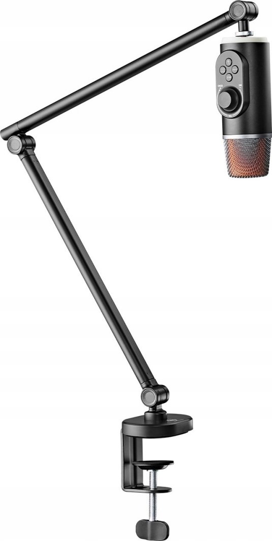 Krah mikrofonik Deltaco Gaming GAM-172, për streaming, universal, i zi