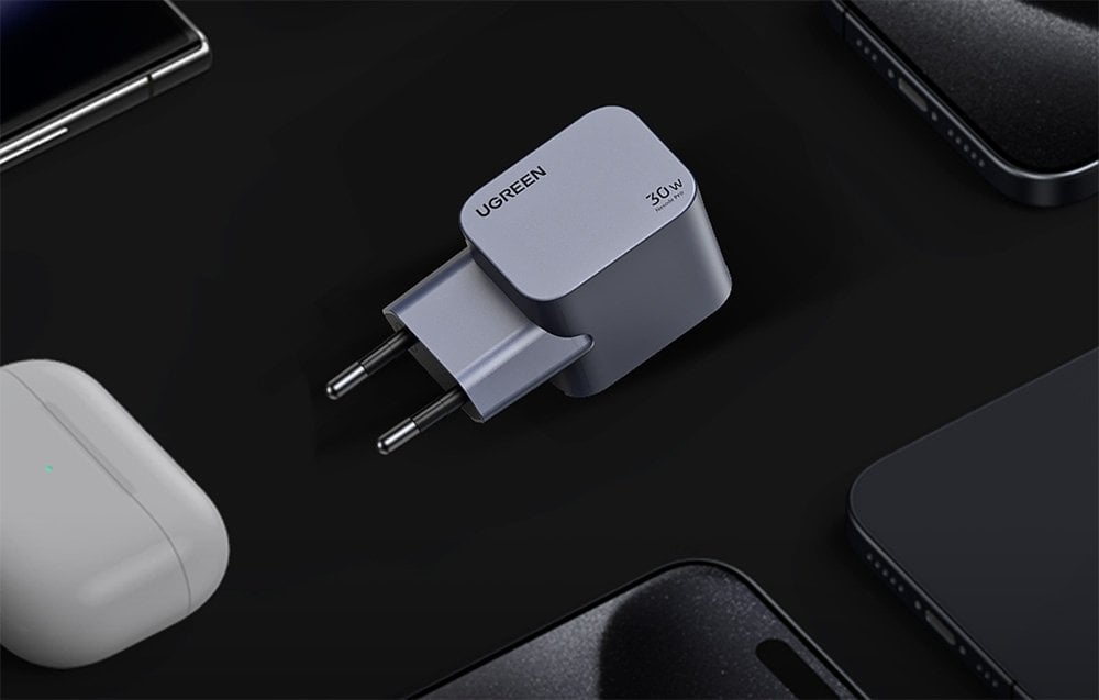 Karikues muri Ugreen 35006, USB Type C, universal, gri