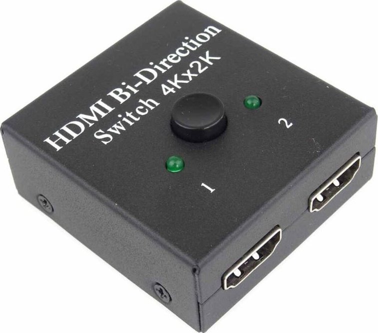 Ndërprerës HDMI PremiumCord, 2x1 1x2, 4K, i zi