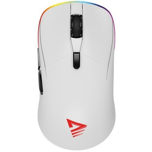 Mouse gaming Savio Rift, wireless dhe me kabllo, RGB, i bardhë