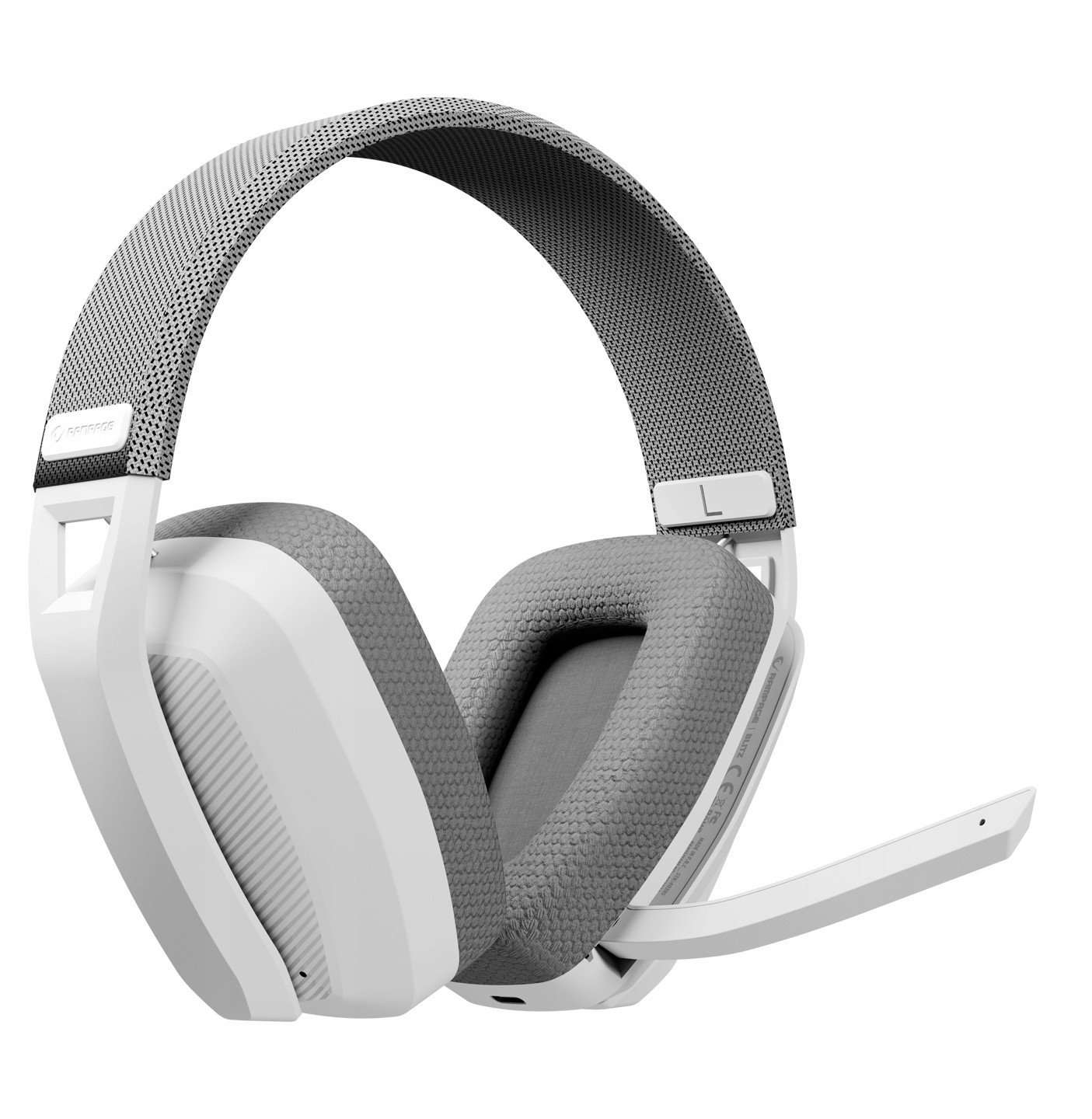 Слушалки за гејминг Rampage Blitz BLITZBT-GREY, безжични, Bluetooth 5.3, сиви